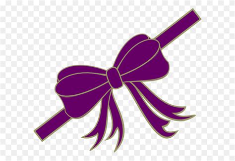 Purpleribbon Clip Art - Purple Ribbon Clipart - FlyClipart