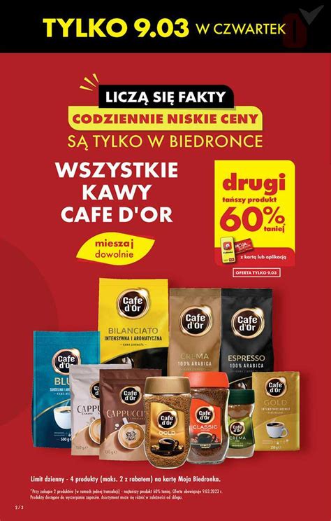 Biedronka W Tym Tygodniu Kawy Cafe Dor Promocja