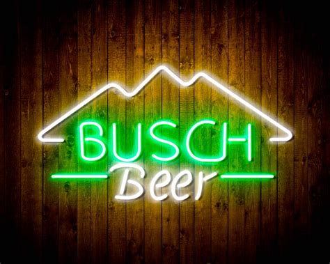 Busch Beer 3 Handmade Led Neon Sign