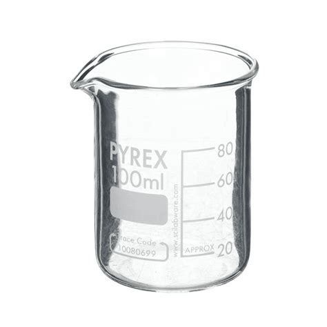 Pyrex Low Form Griffin 800ml Clear Borosilicate Glass Beaker 100020d