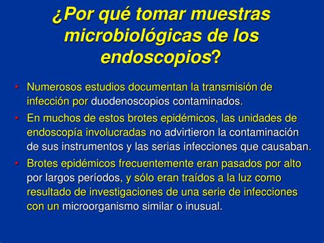 PPT Cómo realizar los controles microbiológicos de los endoscopios