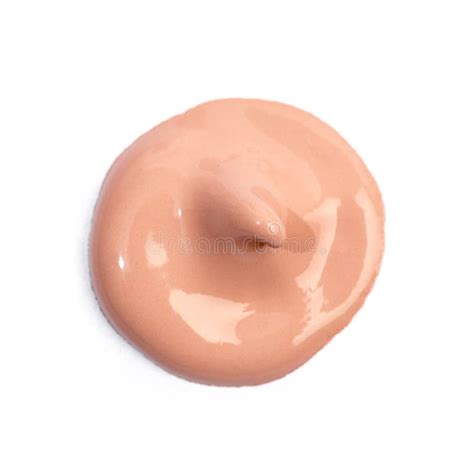 Beige Nude Liquid Foundation Make Up Swatch Texture Image Stock Image Image Of Natural