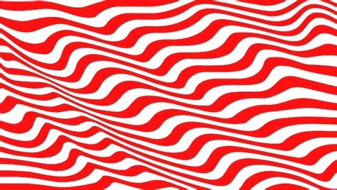 Premium Vector | A red and white wave pattern with a curved line that ...