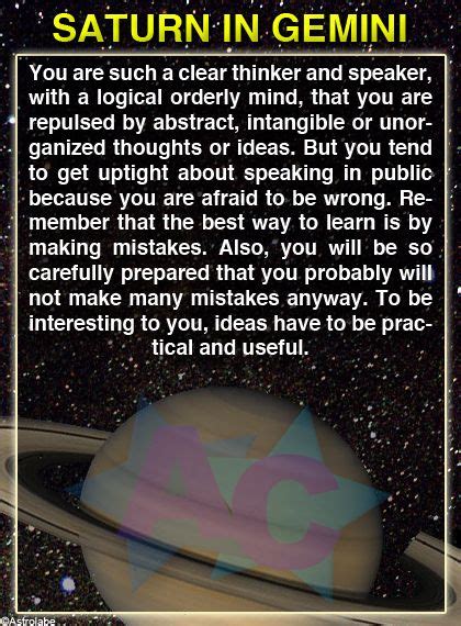 SATURN IN GEMINI Sign Up Here To See More Astroconnects Astrology