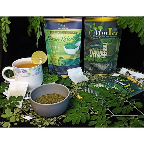 Jual TEH CELUP HERBAL DAUN KELOR 100 NATURAL DAUN MORINGA OLEIFERA