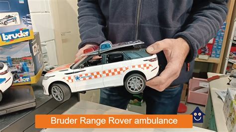 Bruder 2885 Range Rover Velar Ambulance YouTube