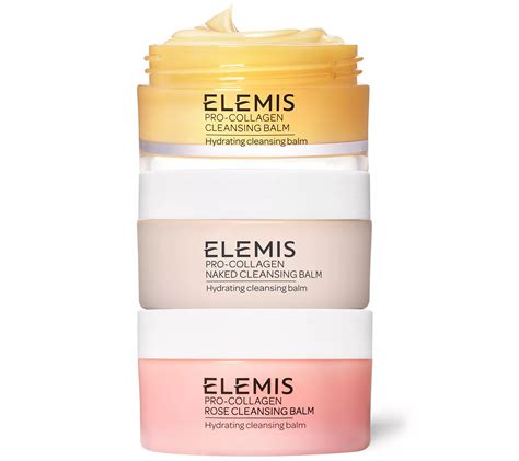 ELEMIS Pro Collagen Cleansing Balm Gift Trio QVC