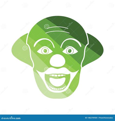 Icono De La Cara Del Payaso Del Partido Ilustraci N Del Vector