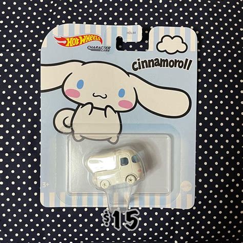 BNIP Mattel Hot Wheels Character Cars Sanrio Collectibles Cinnamoroll Gudetama My Melody
