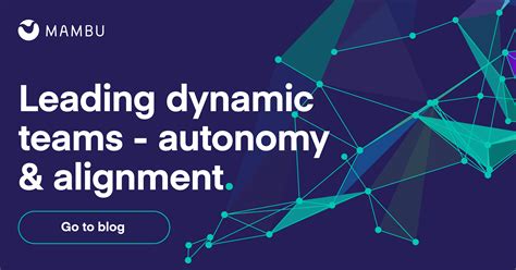 Leading Dynamic Teams Autonomy And Alignment Saas Cloud Banking