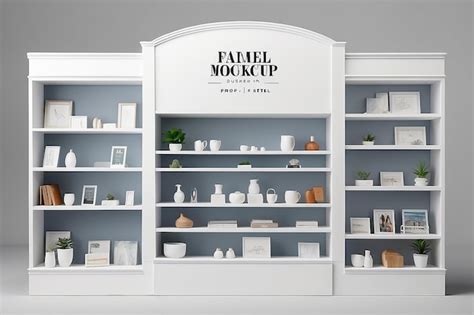 Makeup Store Shelf Mockup Free Vectors And Psds To Download