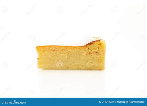 Queimar Cheesecake Em Branco Imagem De Stock Imagem De Prato