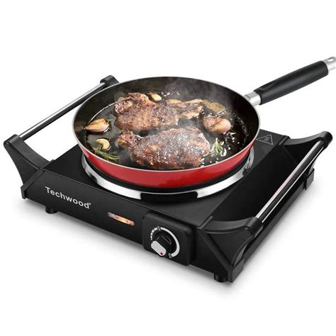 Elexnux W Portable Electric Hot Plate In Countertop Infrared Single Burner Stove For RV