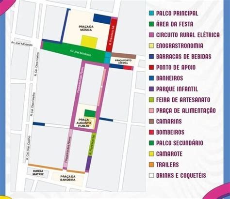 Tá chegando a hora Confira o Mapa do II Festival de Inverno de Morro