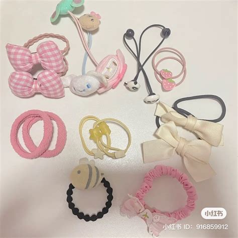 ૮ ྀི ͈ ˔ ͈ ྀིა ˚⋆ ˖ ࣪ Kawaii Accessories Hair Tie Accessories Girls Accessories