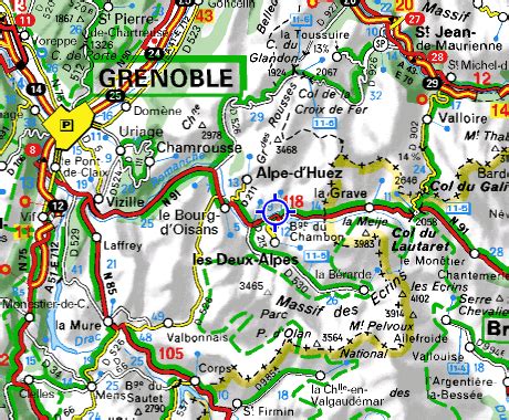 Grenoble Map