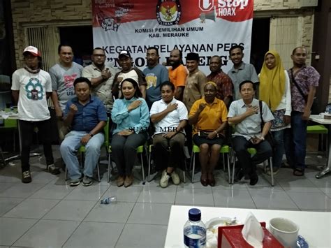 Sukseskan Pemilu 2019 Kpu Gelar Ngopi Bareng Pers Merauke Suara Merauke