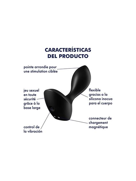 Plug Anal con Vibración Satisfyer Backdoor Lover Sex Shop Ofertas