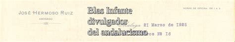 Blas Infante divulgador del andalucismo banner Fundación Blas Infante