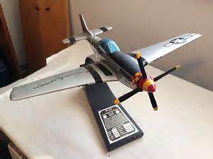 Autographed Chuck Yeager P-51 Mustang - Diecast Model Aircraft (DiMA)