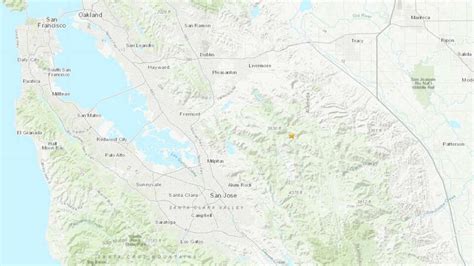 3.4 magnitude earthquake gives parts of Bay Area a gentle shake