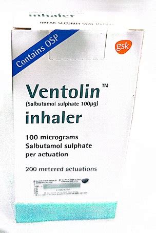 VENTOLIN INHALER GSK