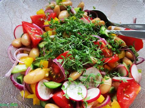 Dicke Bohnensalat Mediterran Rezept Kochbar De