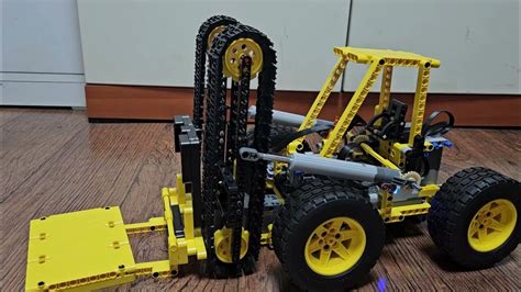 lego technic forklift youtube