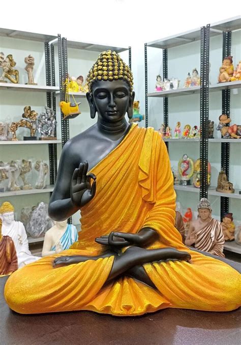 Buddha statue yellow - Shopps.In