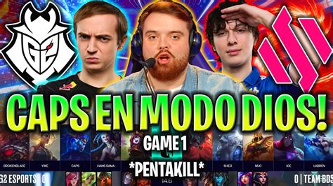 IBAI CASTEA A CAPS CON AURELION SOL PENTAKILL G2 Vs BDS Game 1 LEC