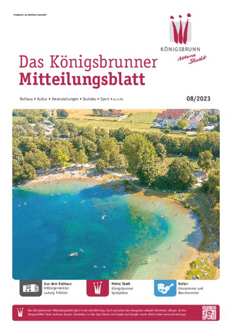 Stadt Königsbrunn Mitteilungsblatt