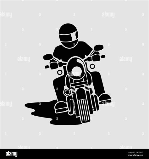 Man Harley Davidson Motorbike Immagini Vettoriali Stock Alamy