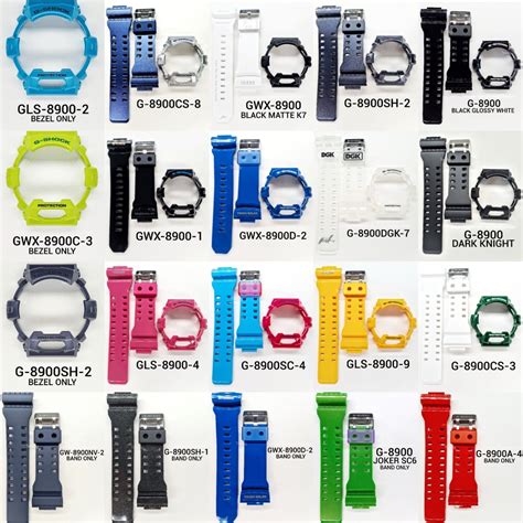 CASIO G SHOCK BAND AND BEZEL GLS8900 GW8900 GWX8900 G8900 GR8900 G 8900