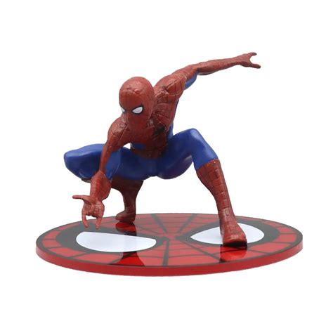 Marvels Spidermans Movie Model Plate Car Decoration Doll Birthday Toy T Pvc Model Decoration