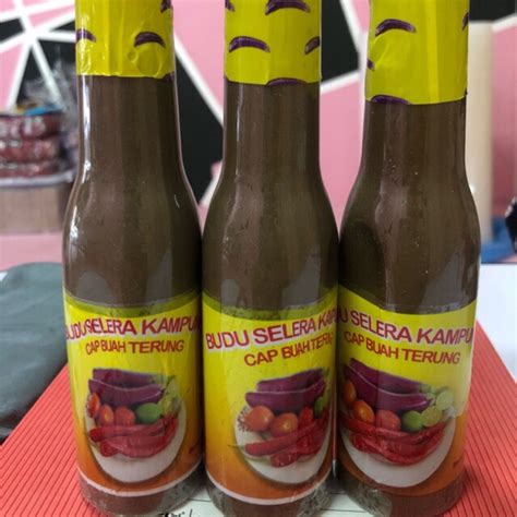 Budu Cap Terung SELERA KAMPUNG No 1 Kelantan Shopee Malaysia