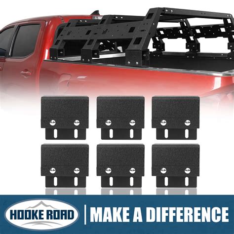 Bed Rack Tonneau Adapters Mounting Brackets 05 23 Toyota Tacoma Hookeroad Hooke Road 4x4