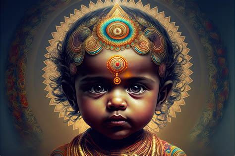 Kid Baby Murugan God Kartikeya Colorful Stock Photo At Vecteezy