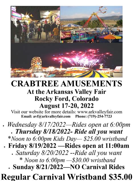 Seco News Crabtree Amusements At The Th Arkansas Valley Fair