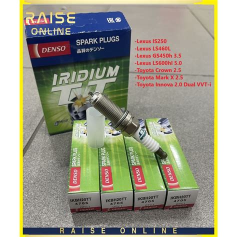 IKBH20TT 100% ORIGINAL DENSO IRIDIUM TT SPARK PLUG - Lexus IS250 LS460L ...