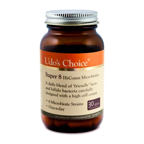 Udo S Choice Super 8 Hi Count Microbiotics 30 Vegecaps Feelunique