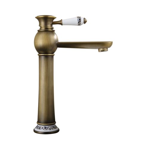 Robinet De Lavabo Vasque En Cuivre Bross Style R Tro Pour Salle De