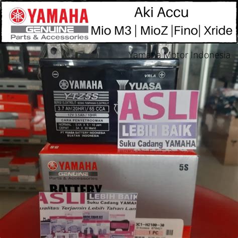 Jual Aki Accu Yuasa Yamaha Xride 125 Original Shopee Indonesia