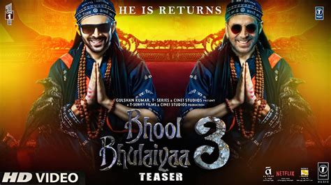 Bhool Bhulaiyaa 3 Official Trailer Kartik Aryan Tripti Dimri