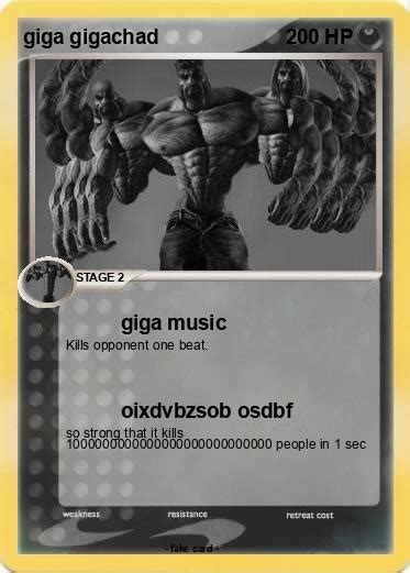 Pokémon Giga Gigachad Giga Music My Pokemon Card