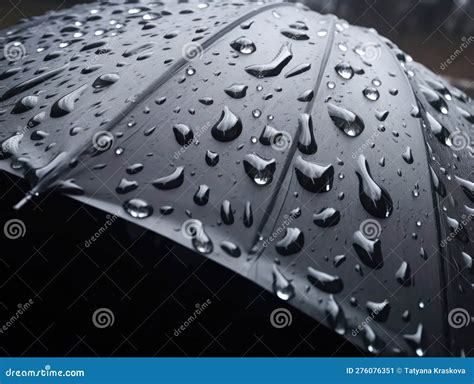 Raindrops on the umbrella stock illustration. Illustration of covering ...