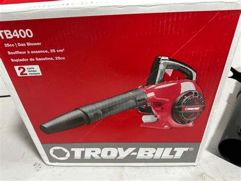 Troy Bilt Mph Cfm Cycle Cc Gas Handheld Leaf Blower