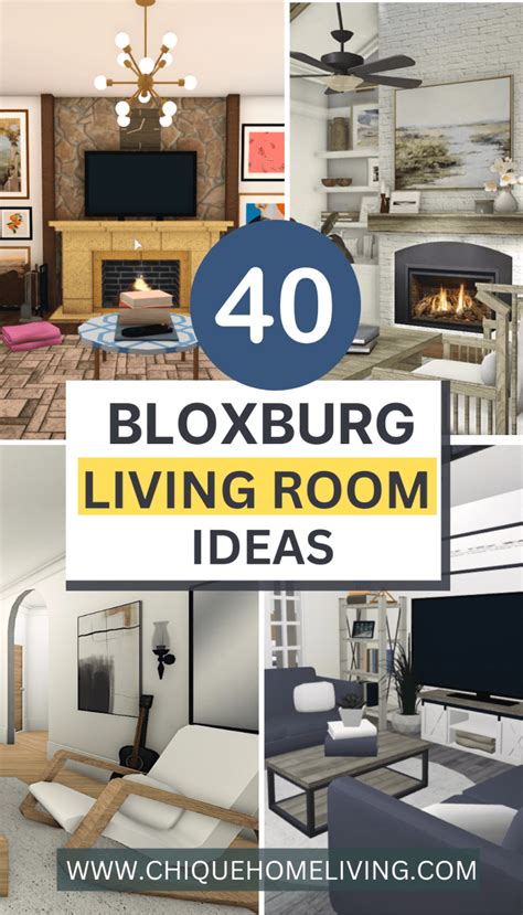 40 Best Bloxburg Living Room Ideas