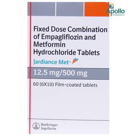 Jardiance Met Mg Mg Tablet S Price Uses Side Effects