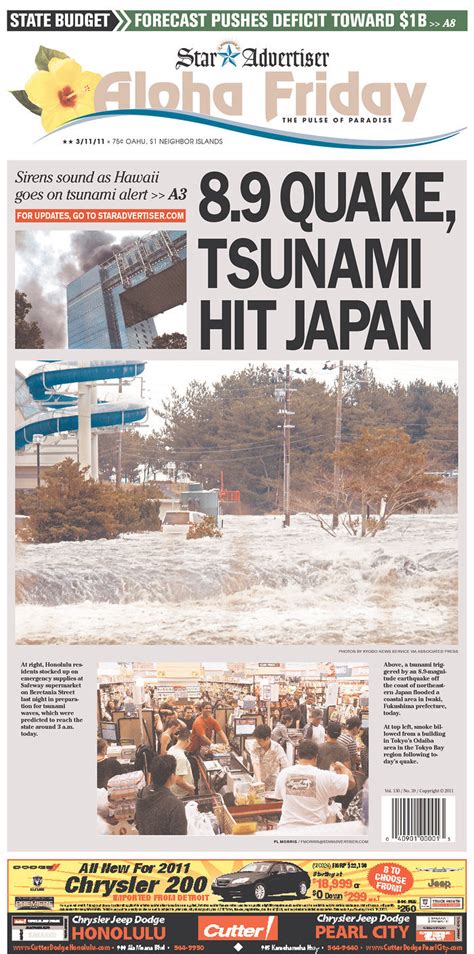 Earthquake and tsunami headlines: First tsunami waves reach Hawaiian ...