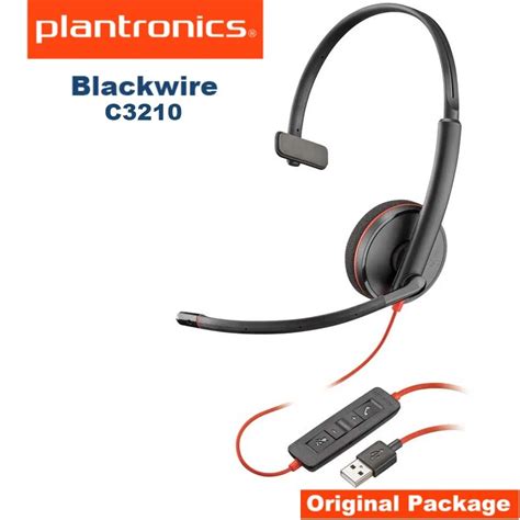 Plantronics Blackwire C3210 Usb A Headset On Ear Mono Headset Wired